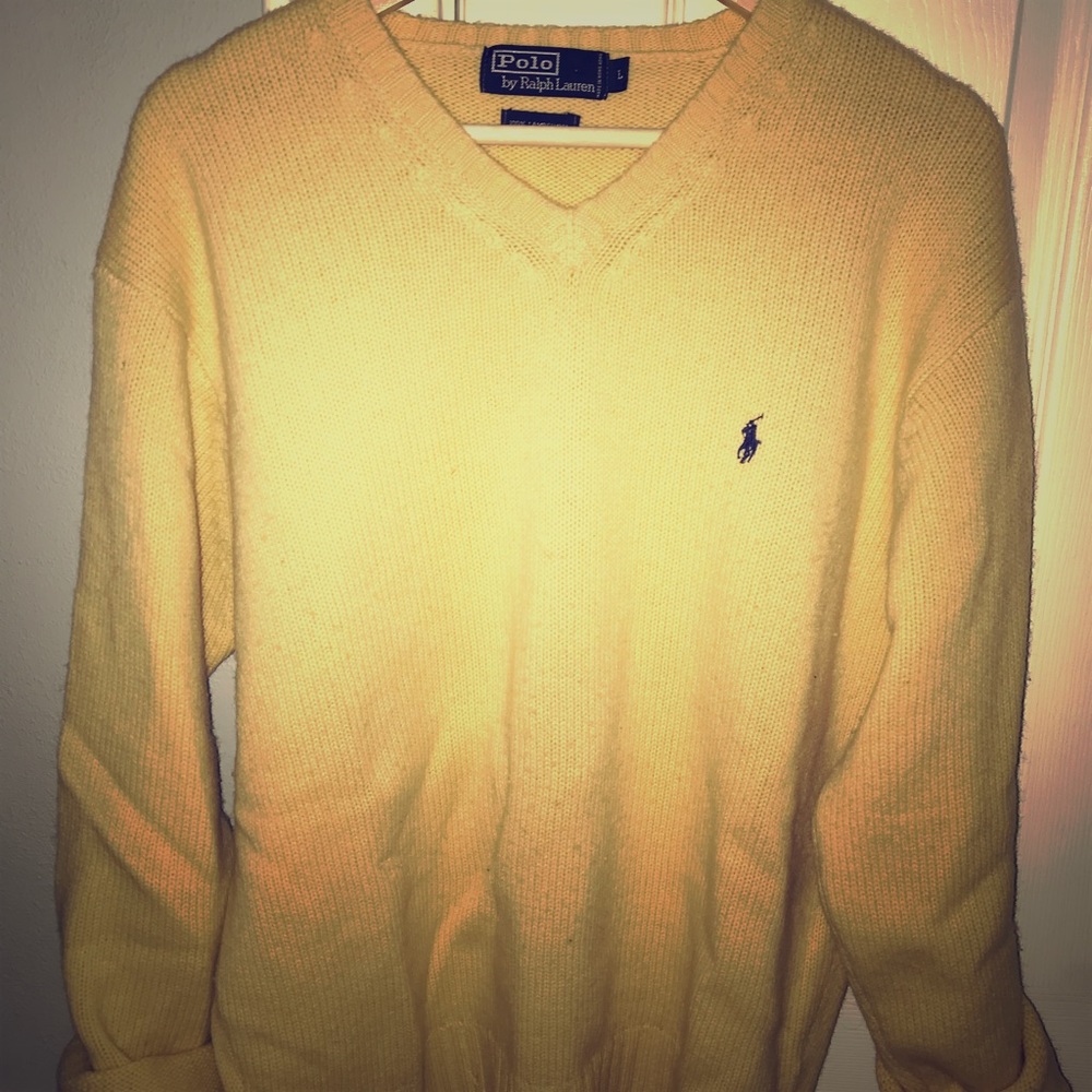 Polo Ralph Lauren 100% Lambswool Crewneck Sweater